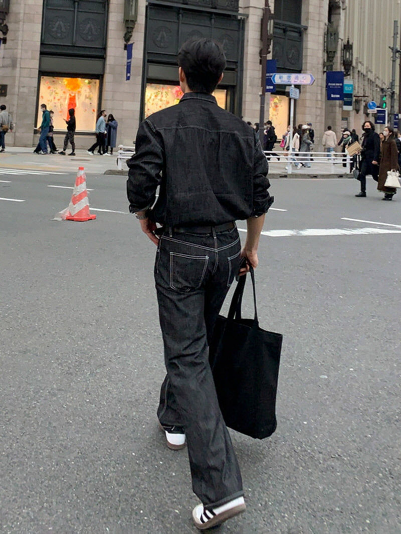 Heritage Retro Straight Denim Jeans