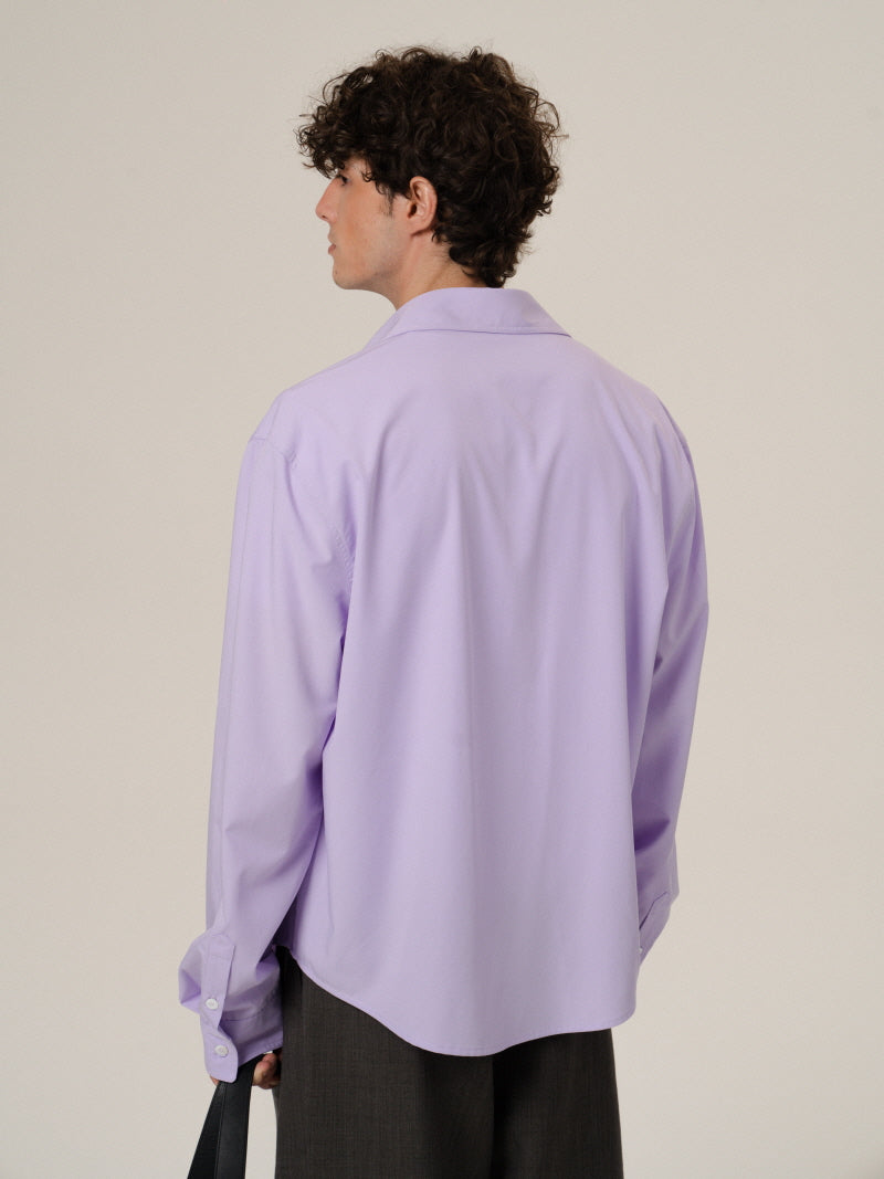 Lilac Bamboo Relax Shirt