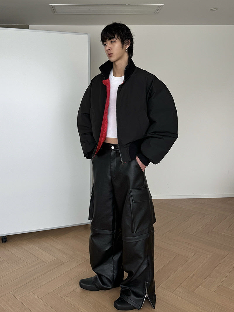 Reversible Flight Bomber Jacket