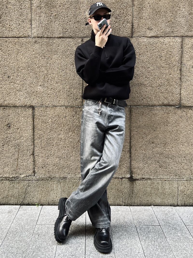 Waxed Grey Vintage Denim