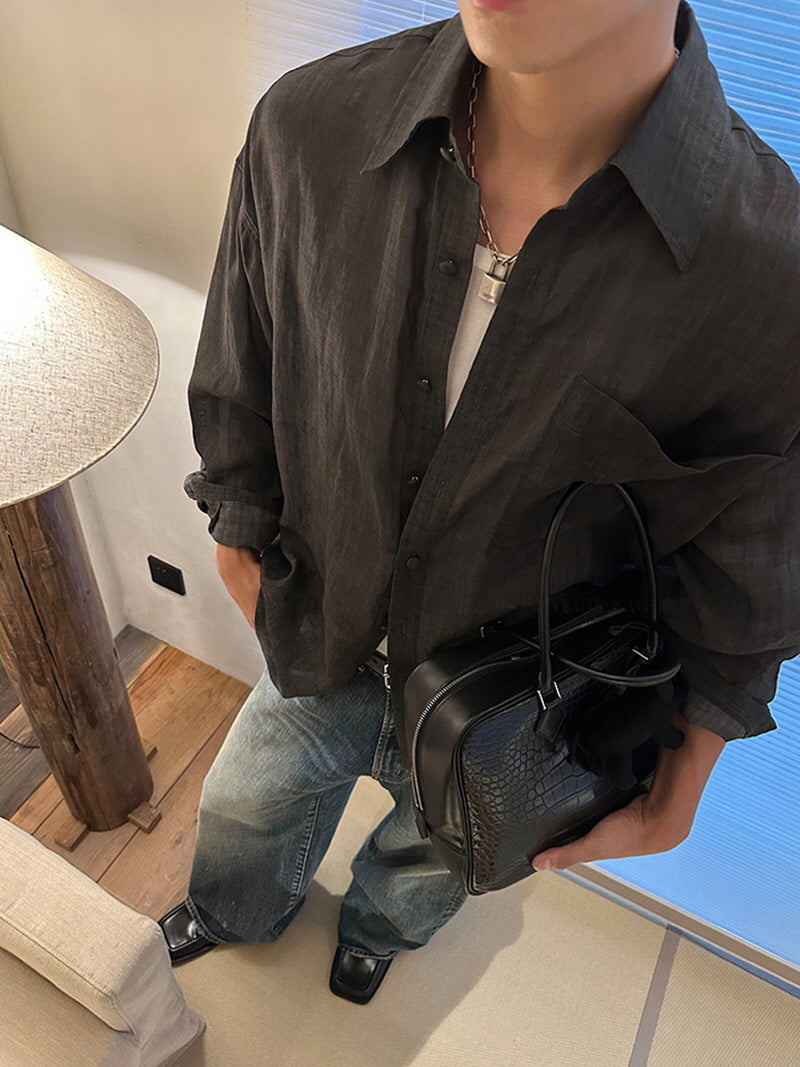 Linen Heritage Long Sleeve Shirt