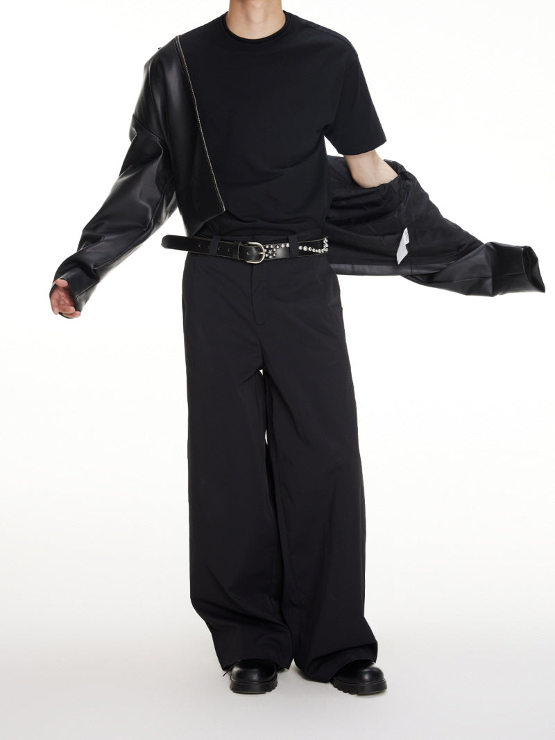 Cleanfit PU Leather Jacket