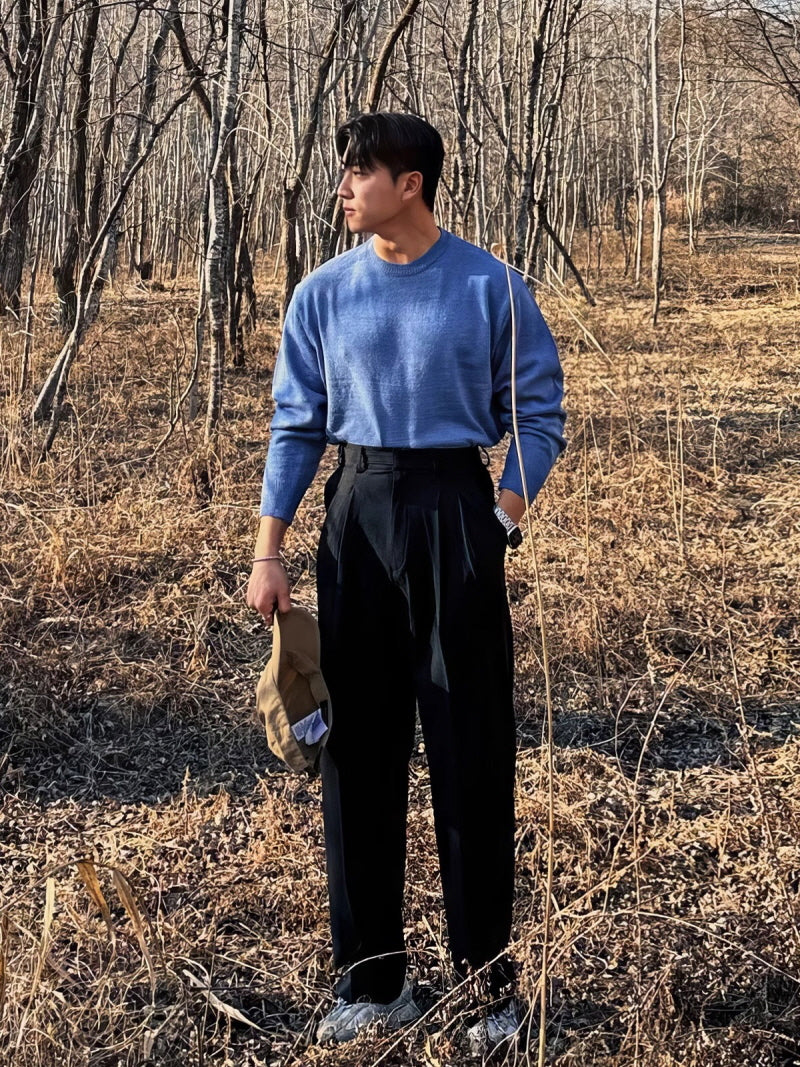 Thin Straight Slacks