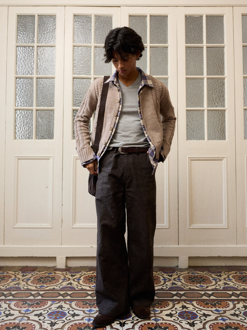 Floral Twist Layered Cardigan