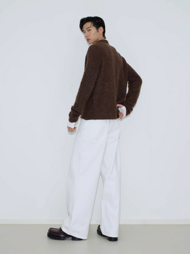 Vintage Zip Knit Sweater