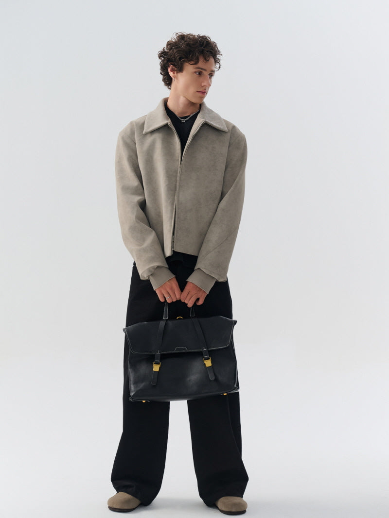 American Lapel Leather Jacket