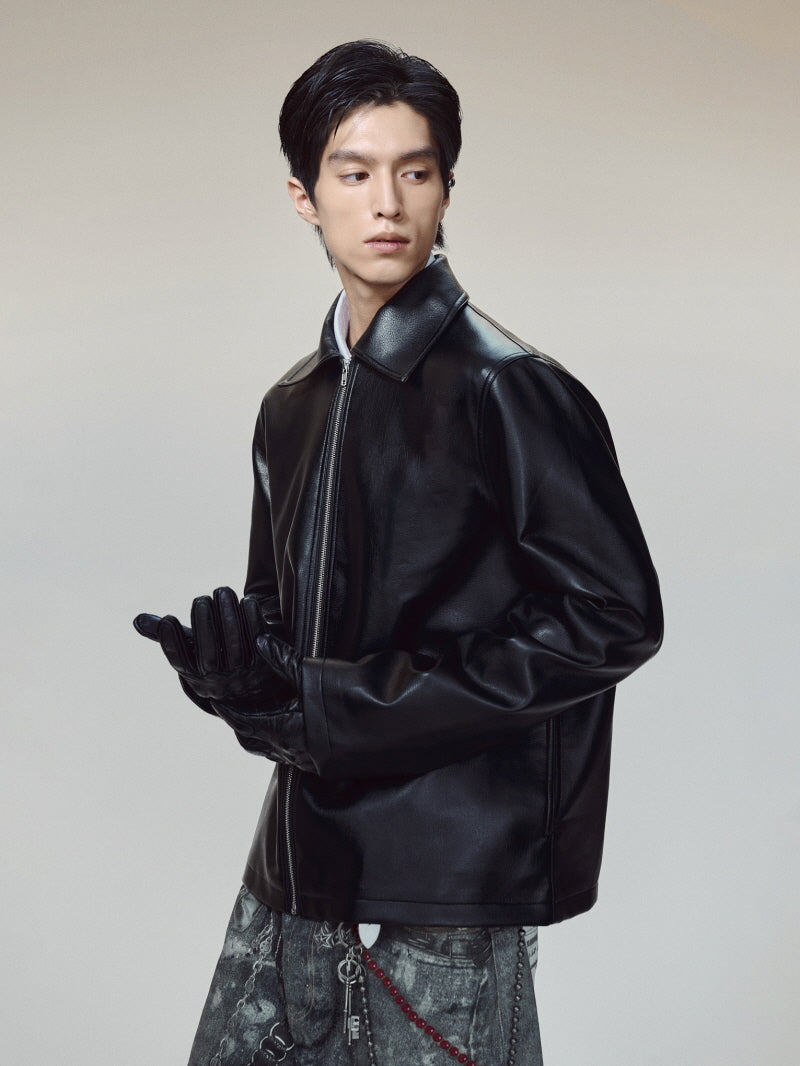 Microfiber Leather Jacket