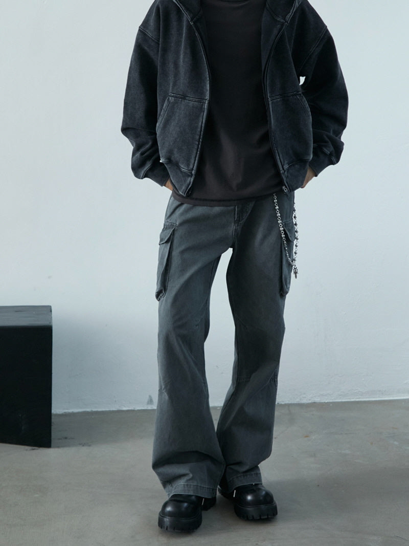 Heavy Cotton Terry Zip Hoodie