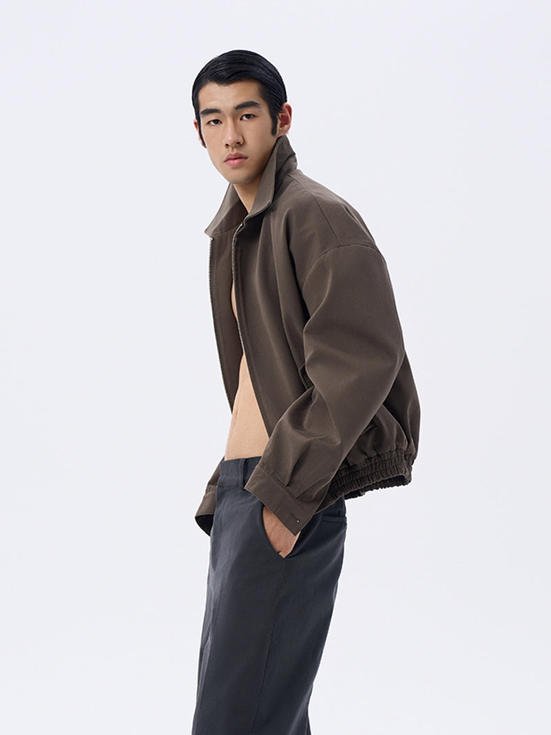 Brown Minimal Jacket