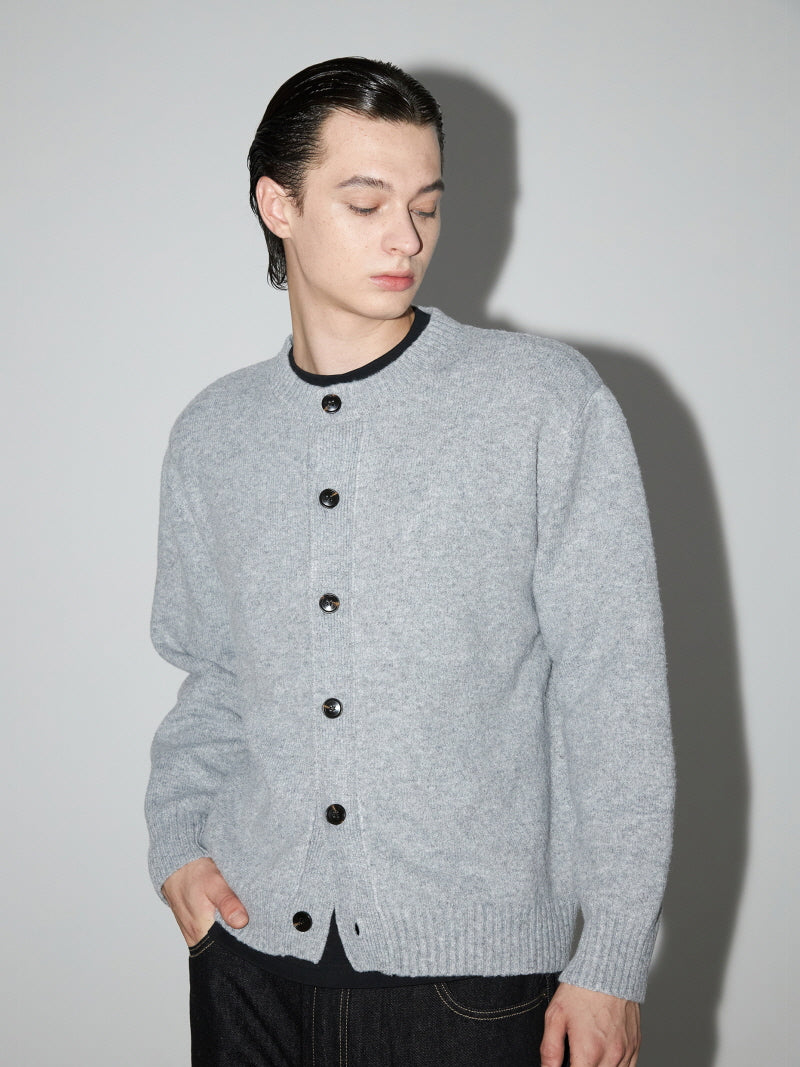 Cropped Lazy Knit Cardigan