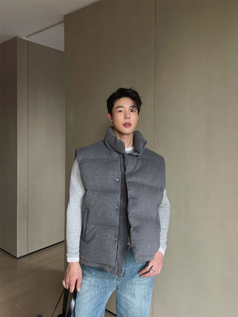 Winter Duck Down Padded Vest