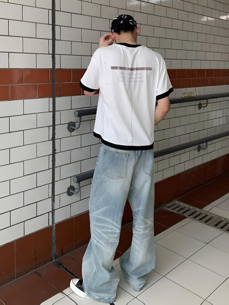 Nevada Washed Straight Jeans