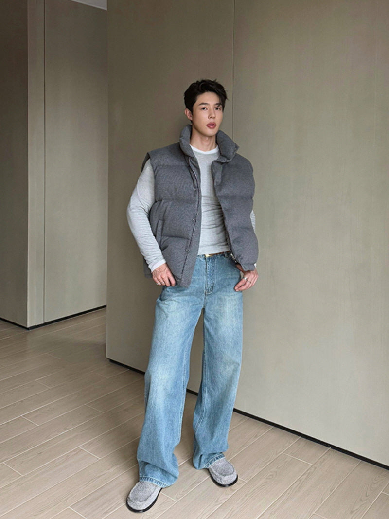 Winter Duck Down Padded Vest