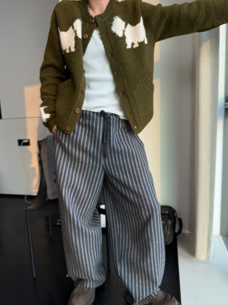 Vintage Dense Knit Cardigan