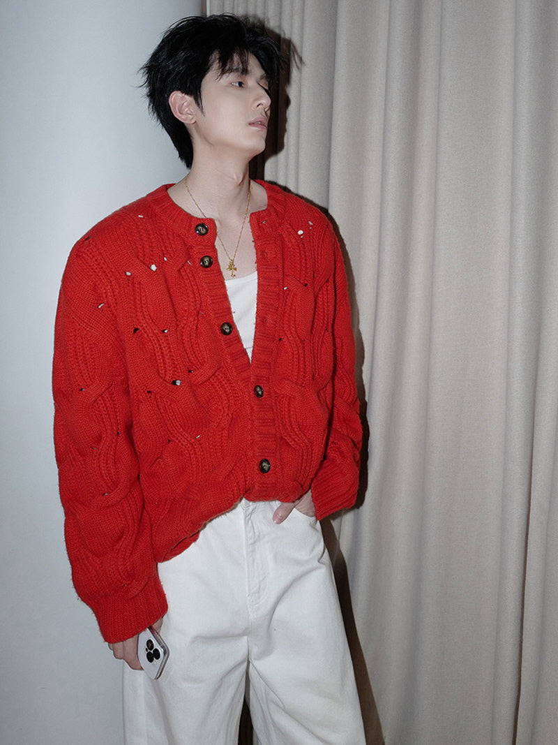 Effortless Crew Knit Cardigan