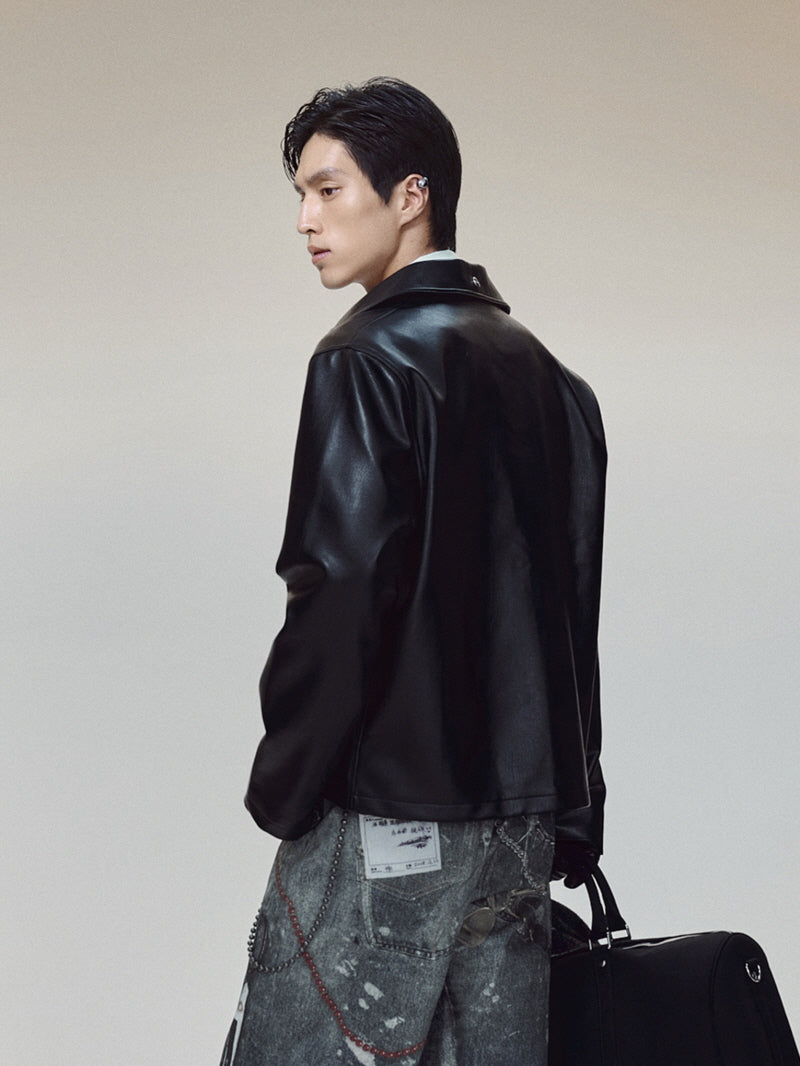 Microfiber Leather Jacket