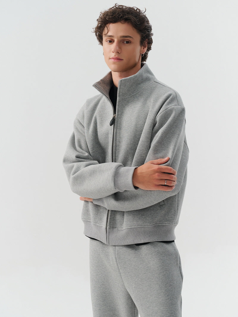 Heavy Fleece Zip Sweat Jacket