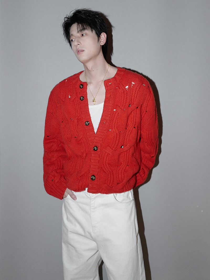 Effortless Crew Knit Cardigan