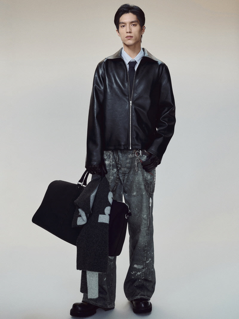 Microfiber Leather Jacket