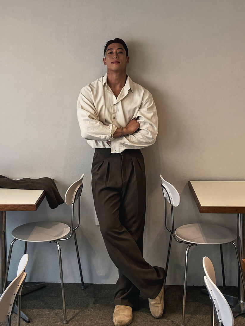 Vertical Line No-Iron Shirt