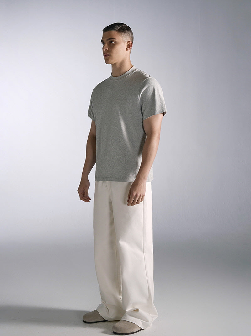 Classic White Straight Jeans