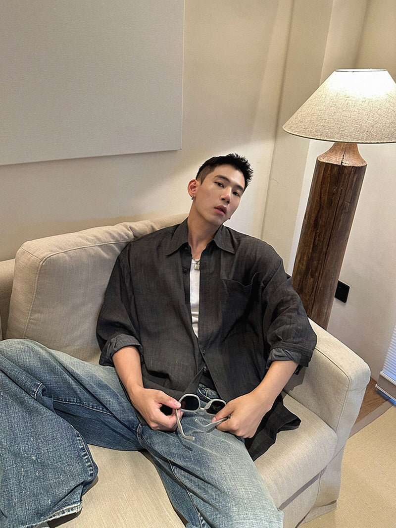Linen Heritage Long Sleeve Shirt