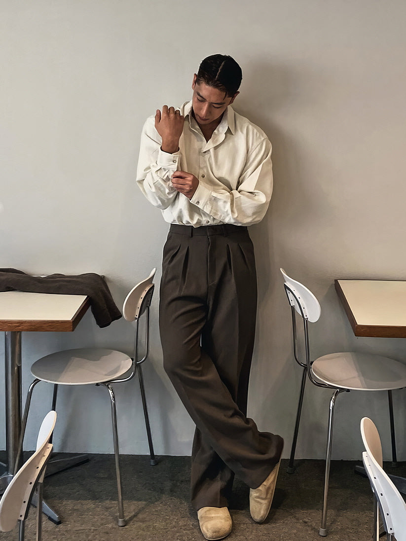 Vertical Line No-Iron Shirt