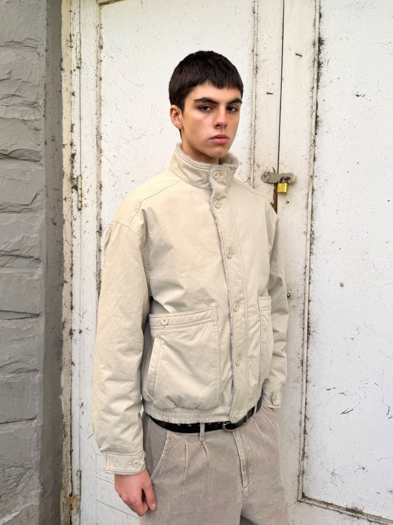 Vintage Mountain Fur Collar Jacket