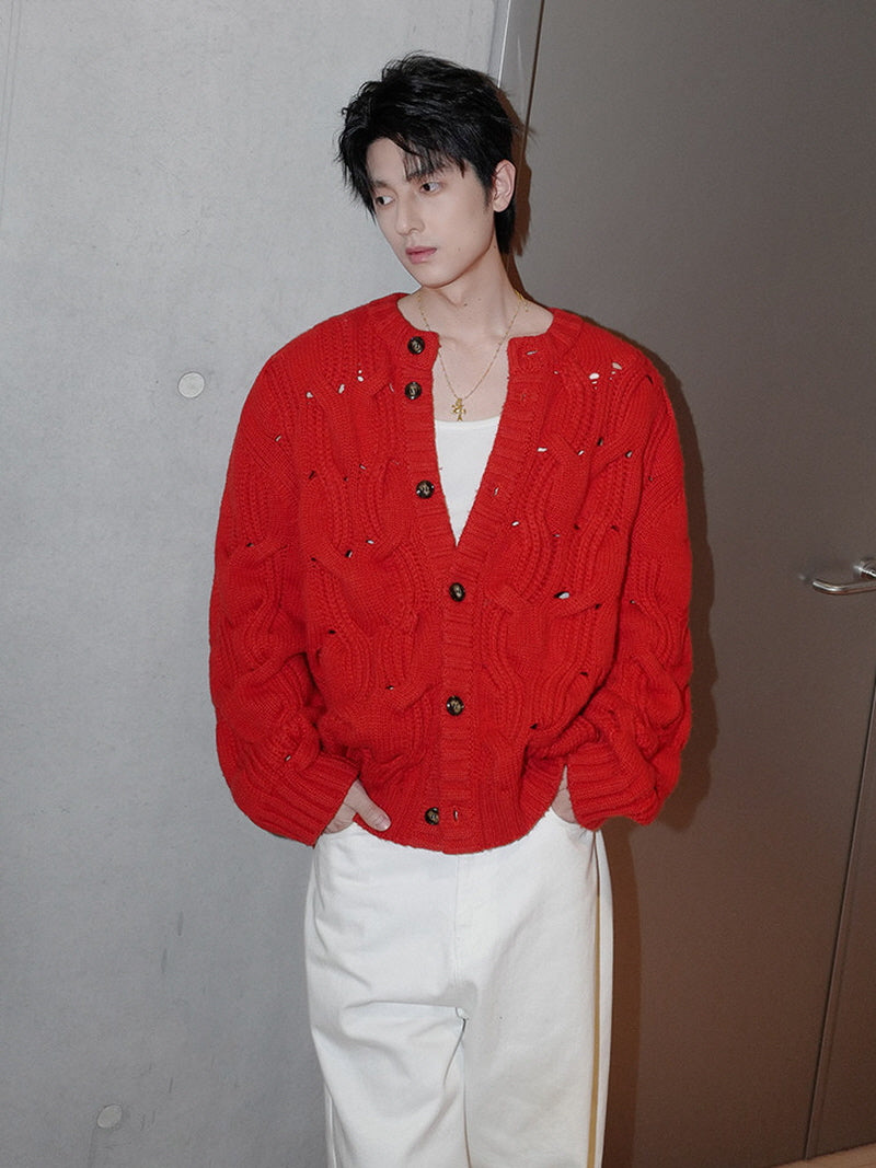 Effortless Crew Knit Cardigan