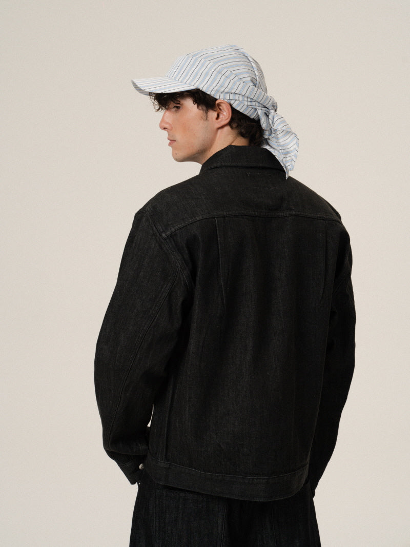 Signature Red-Line Denim Jacket