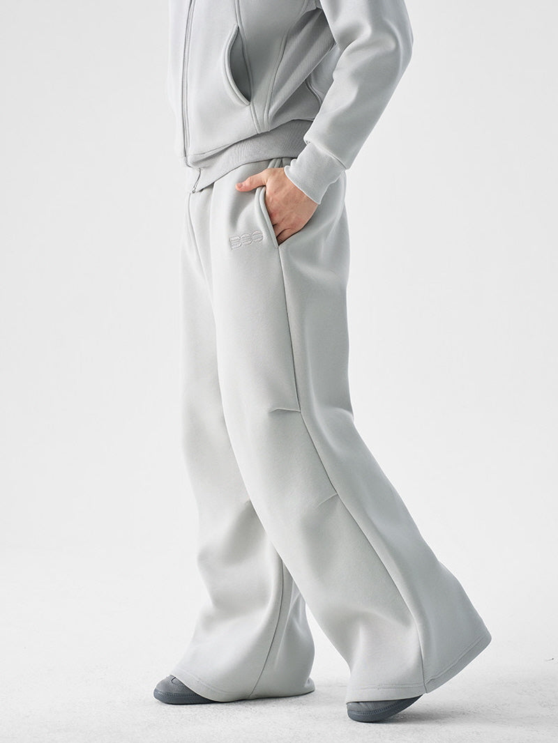 Snow Gray Loose Sweatpants