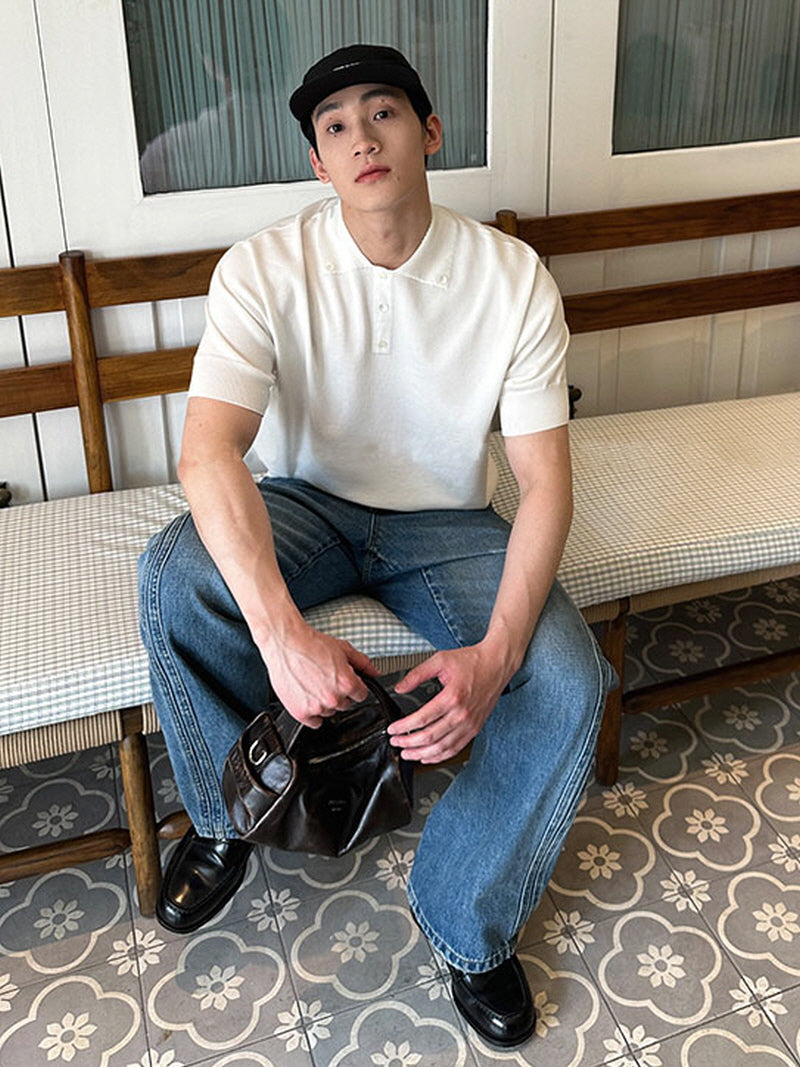 Lyocell Tencel Polo Shirt