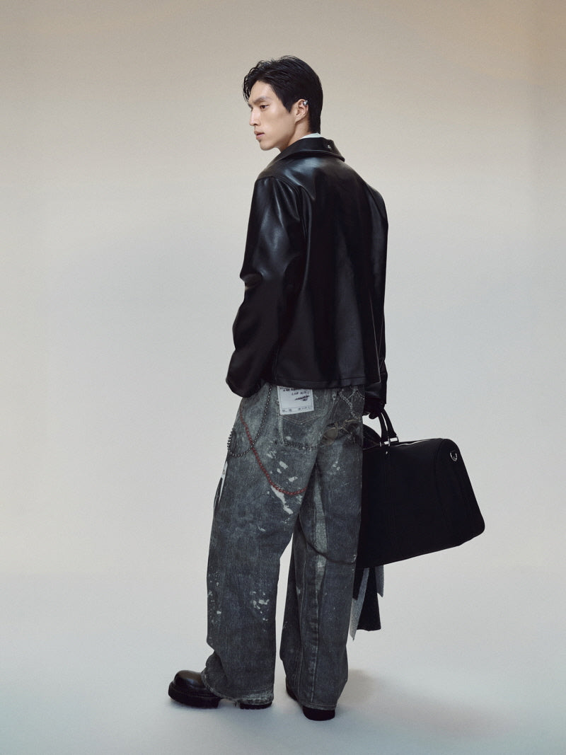 Microfiber Leather Jacket