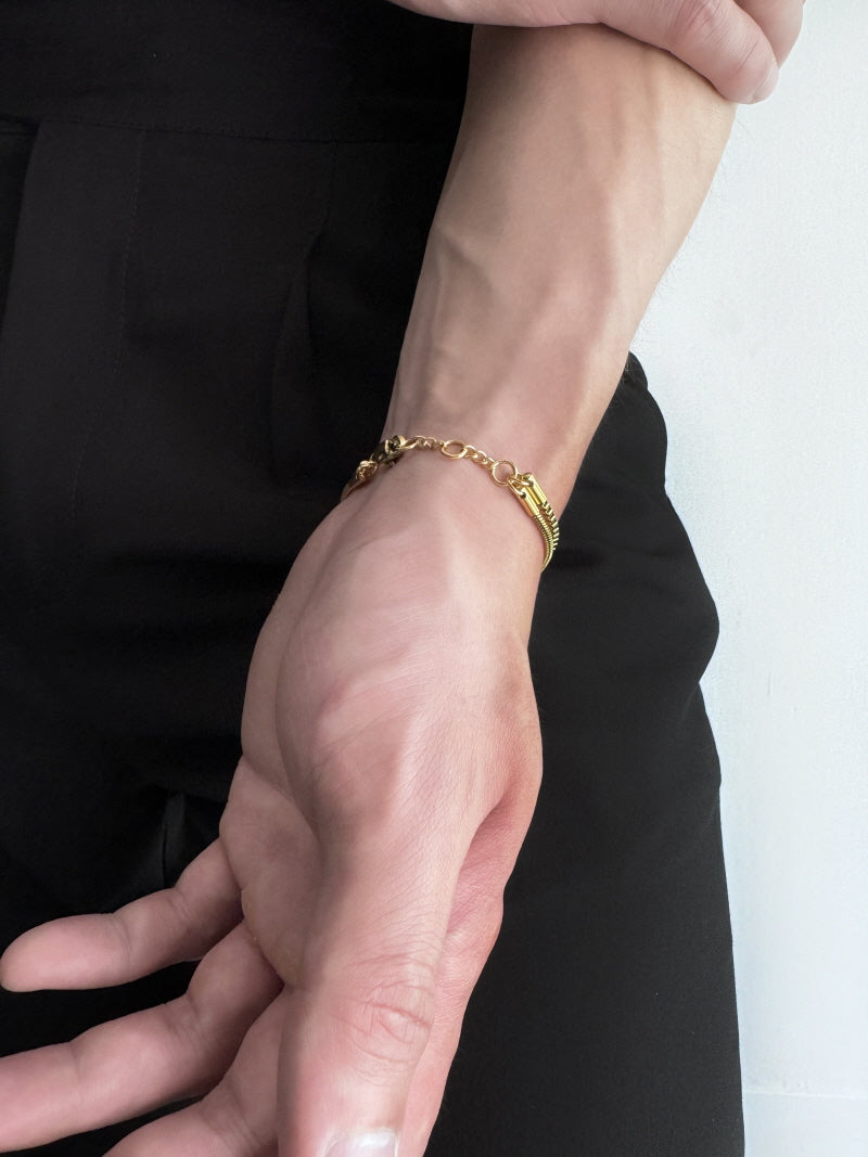 Snake Bone Double-Layer Bracelet