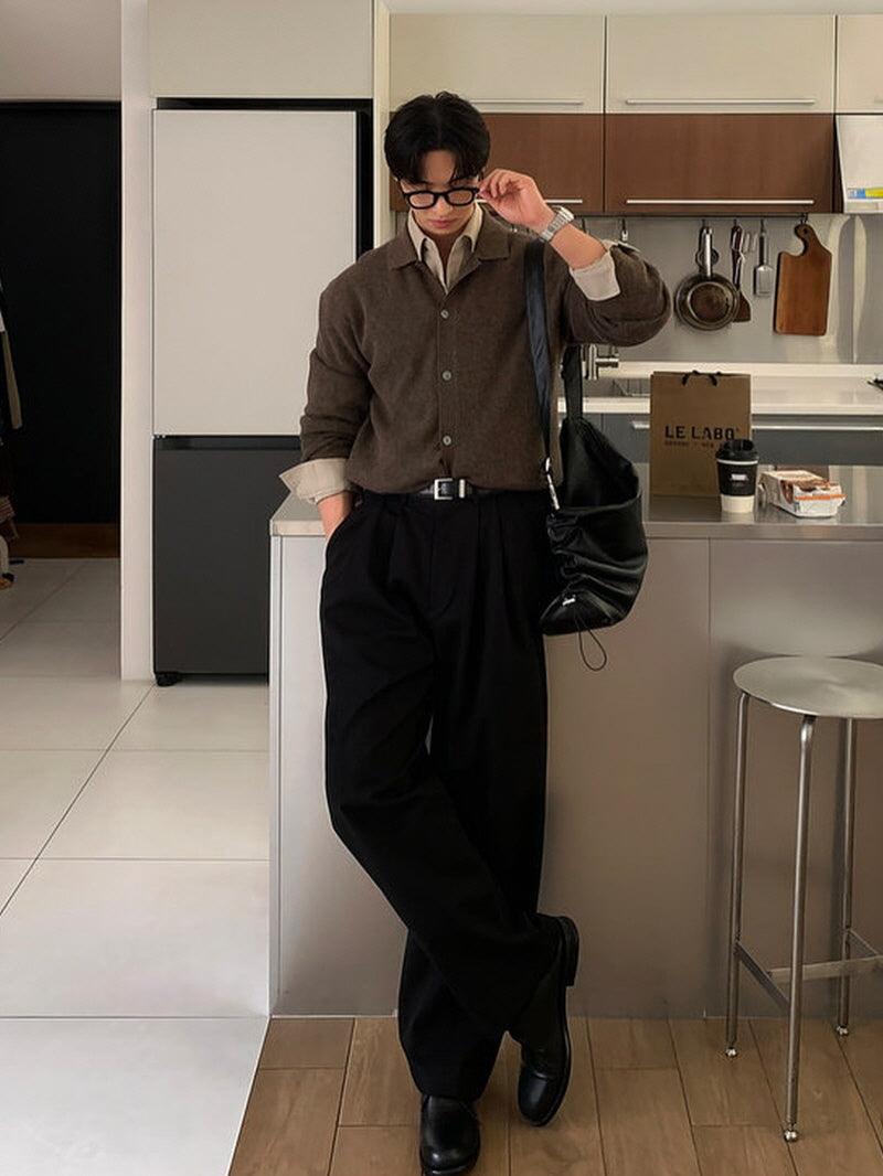 Lapel Drape Cardigan