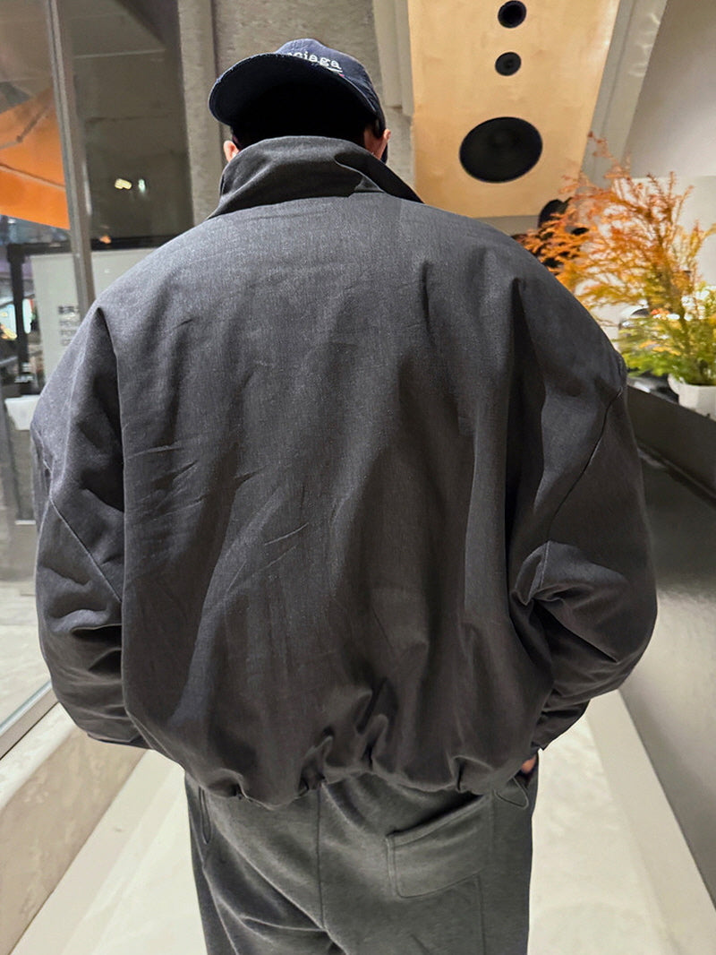 Utility Stand Collar Cotton Jacket