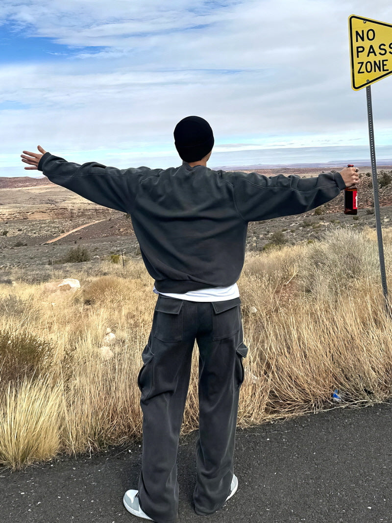 Washed Distressed Sweatpants