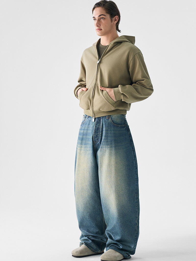 Cinched Waist Boxy Hoodie