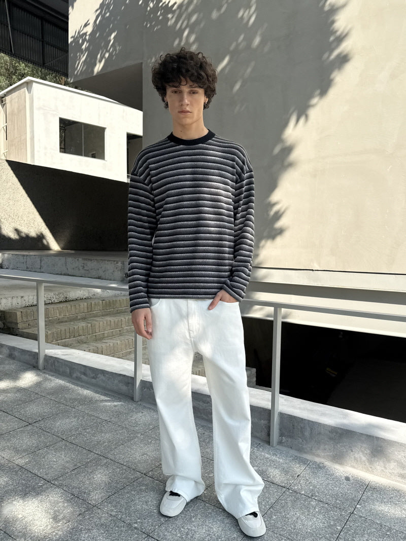 Vintage Stretch White Denim