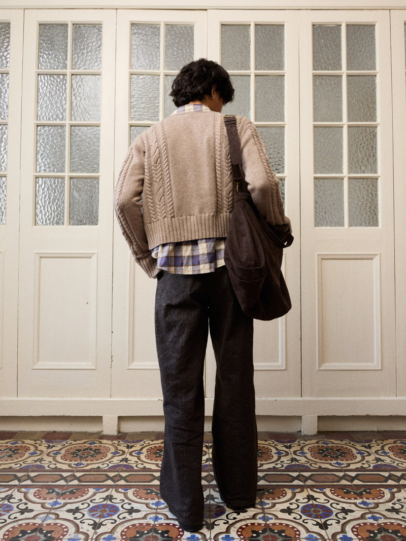Floral Twist Layered Cardigan