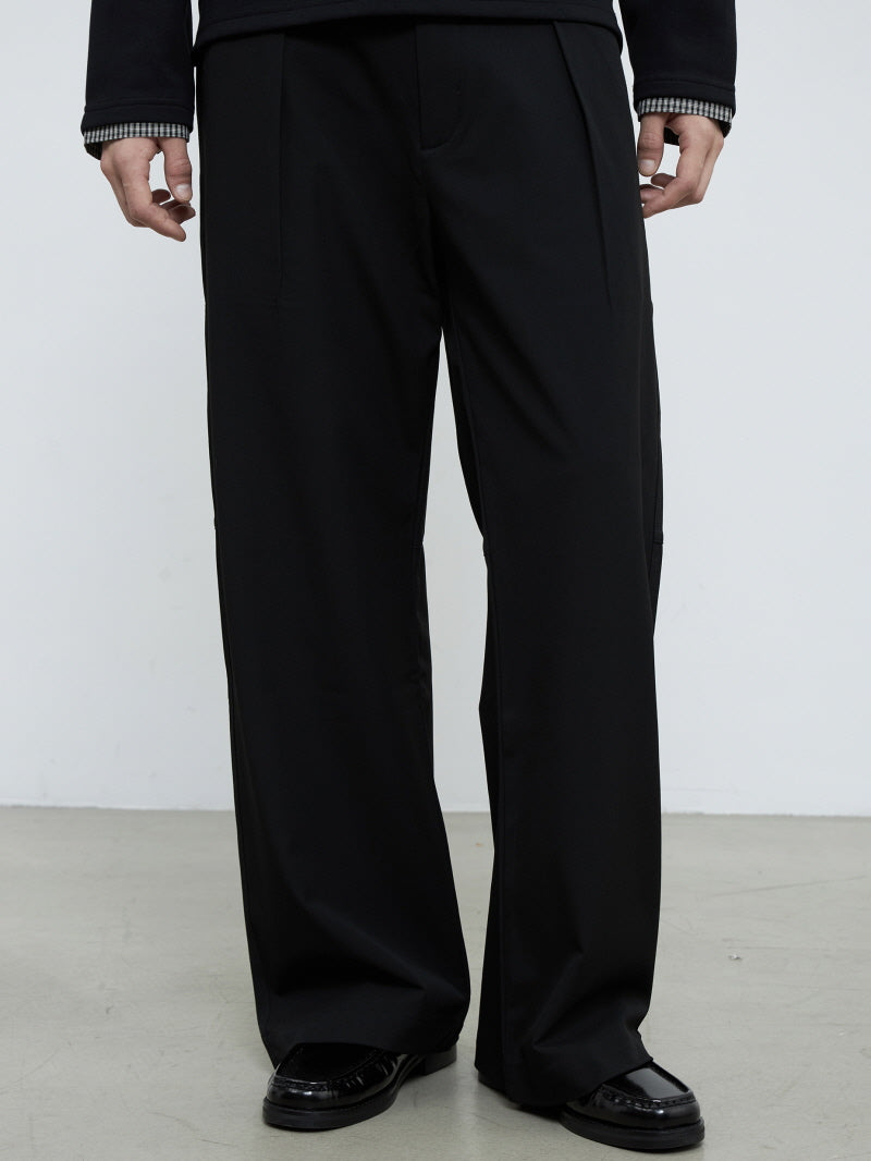 TR Blend Pleated A-Line Trousers