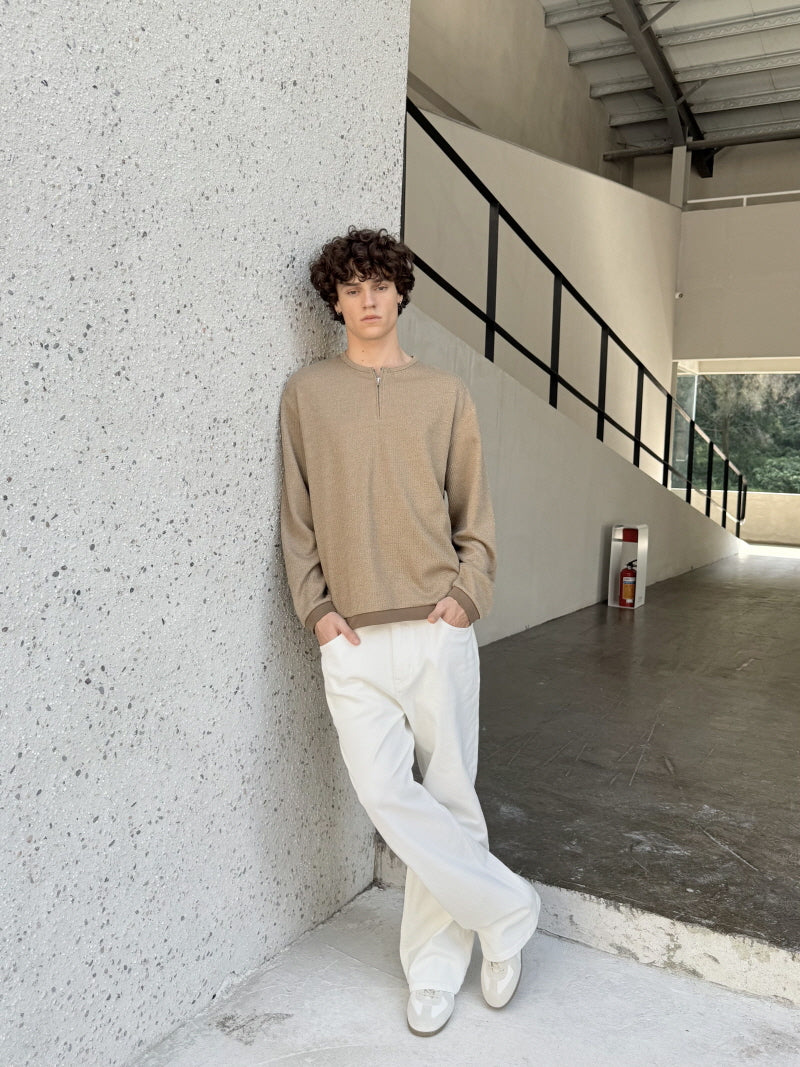 Vintage Stretch White Denim