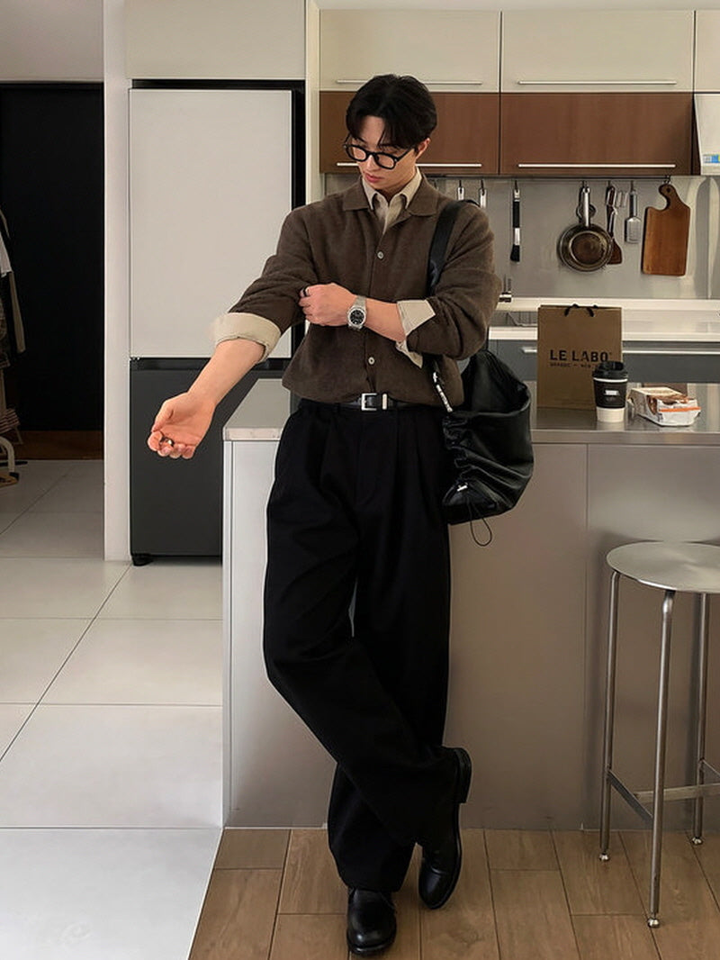 Lapel Drape Cardigan