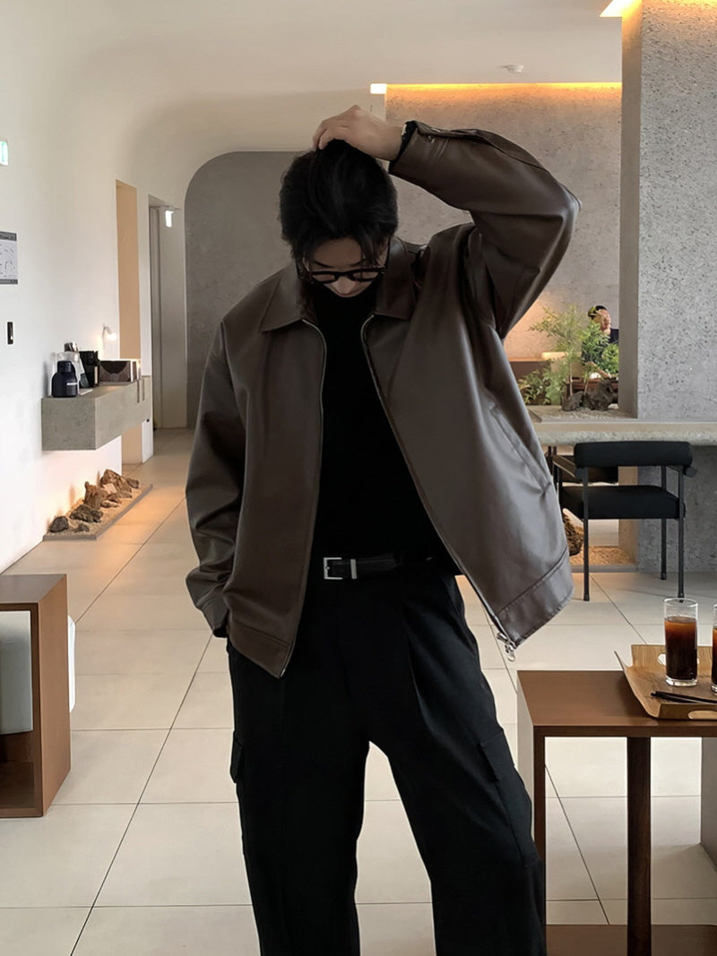 Leather Biker Jacket