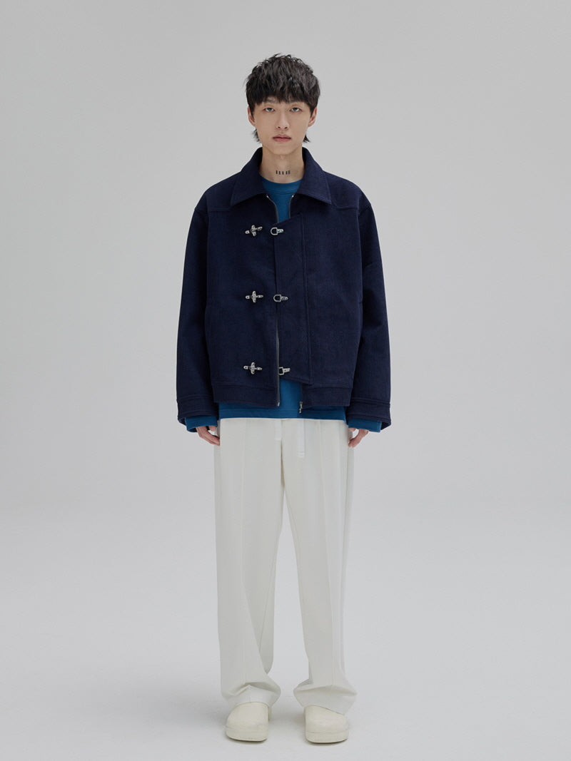 Retro Corduroy Buckle Jacket