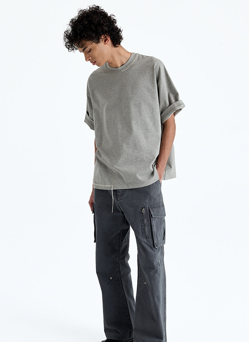 Hand-Stitched Tassel Tee
