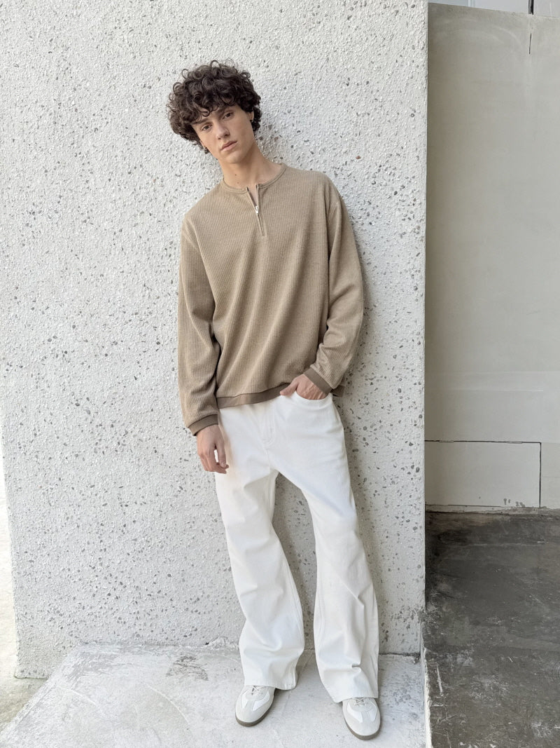 Vintage Stretch White Denim