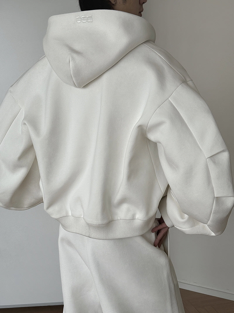 Boxy Heavyweight Tricolor Hoodie