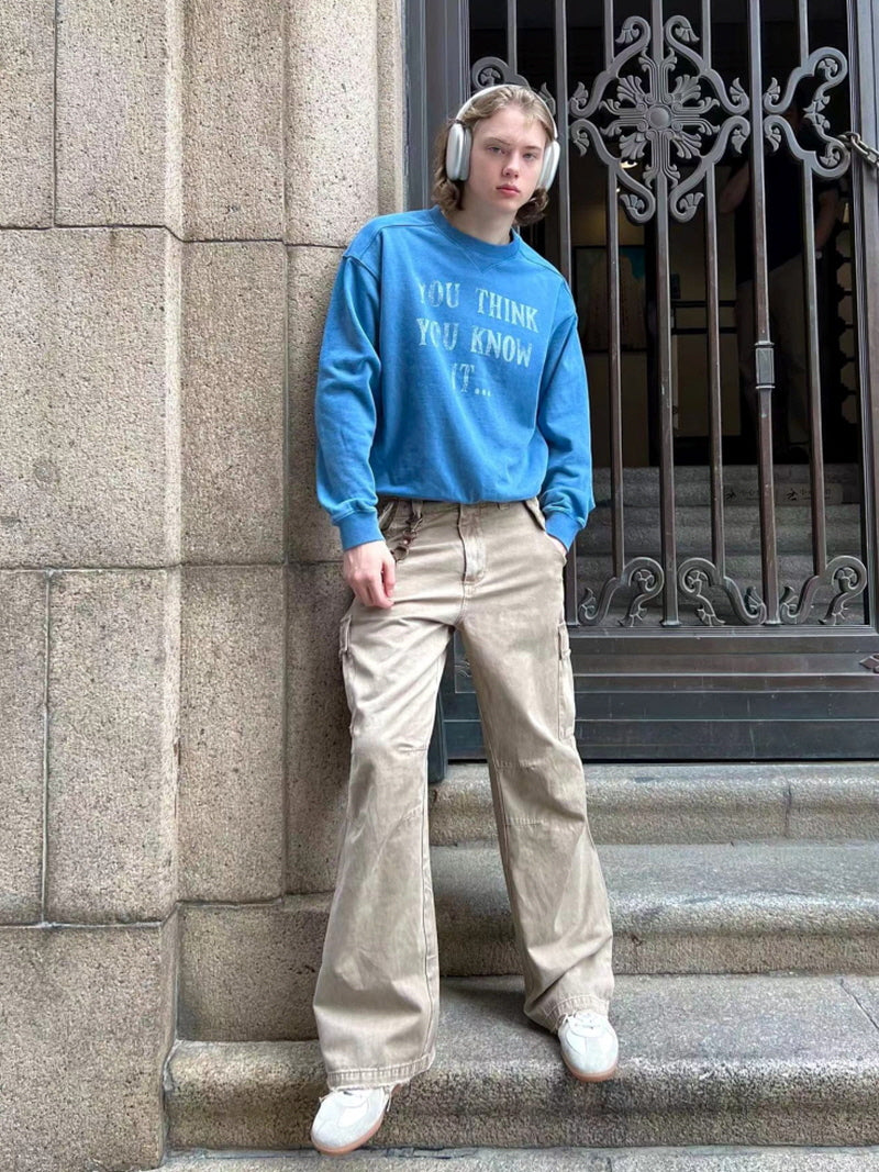 Vintage Washed Cargo Pants