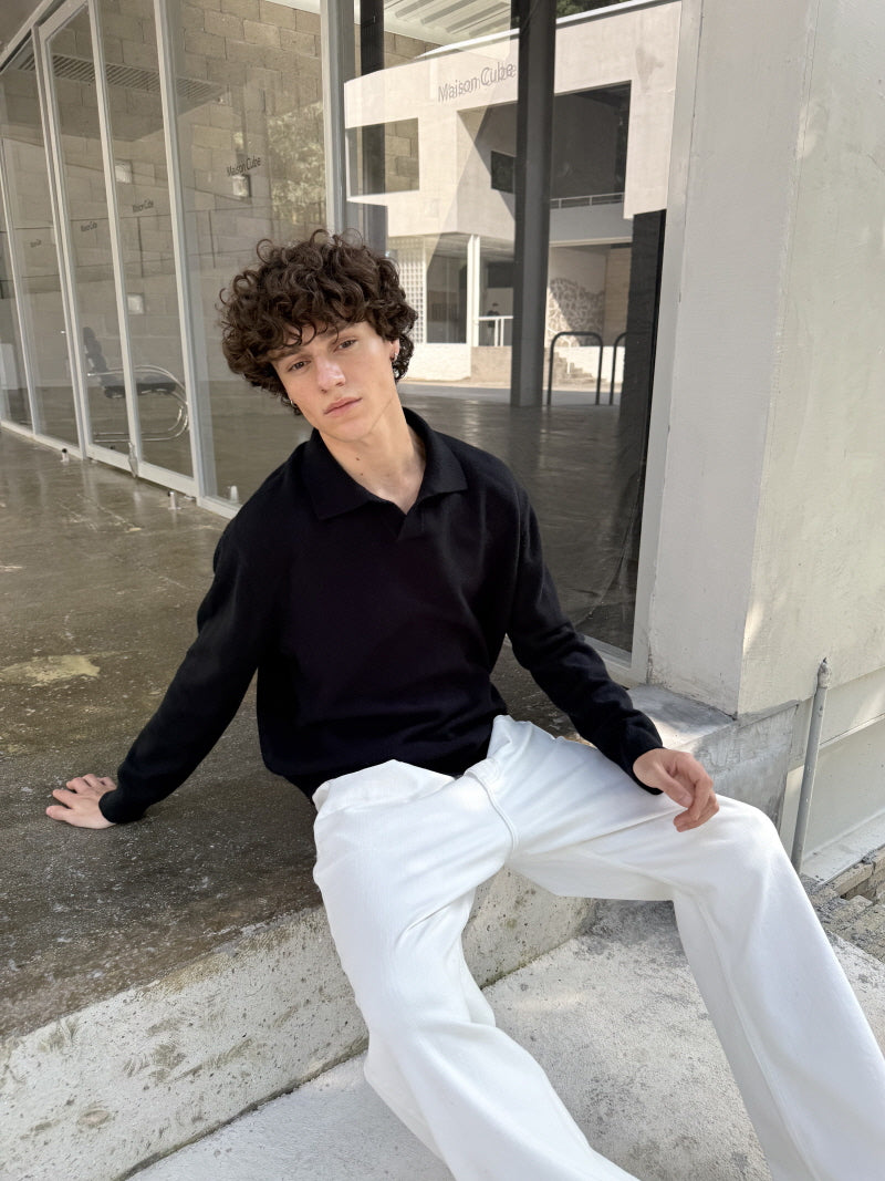 Vintage Stretch White Denim